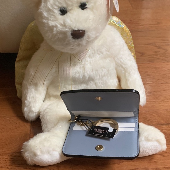 Victoria's Secret Blue Quilted Wristlet - Picture 4 of 5